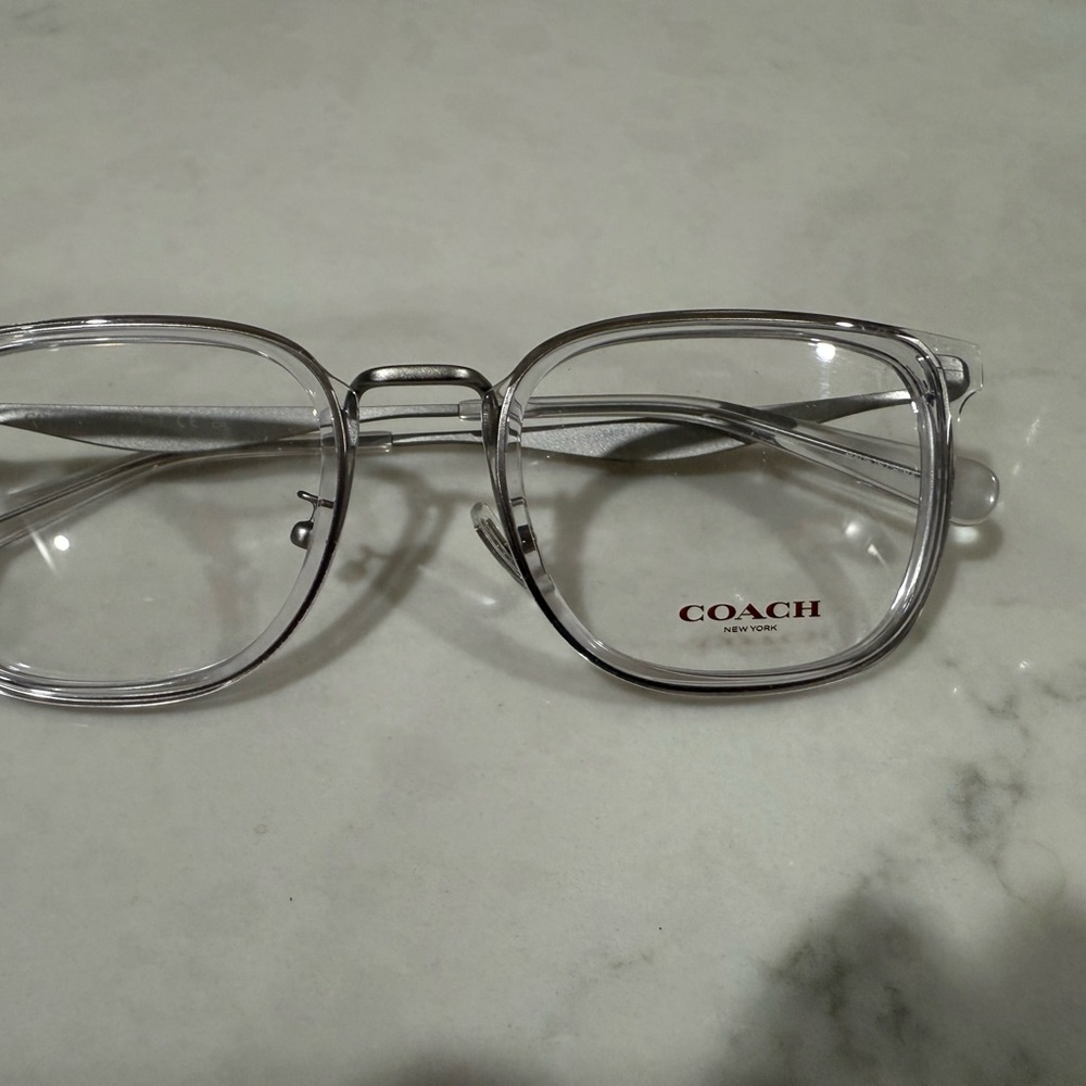 Coach Unisex  Glasses in Clear/Silver 
Model HC5177